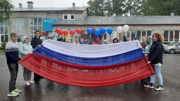 В Томском районе прошли мероприятия посвященные Дню государственного флага РФ